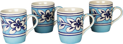 

Miah Decor MD-03 Ceramic Mug(300 ml, Pack of 4), Multicolor