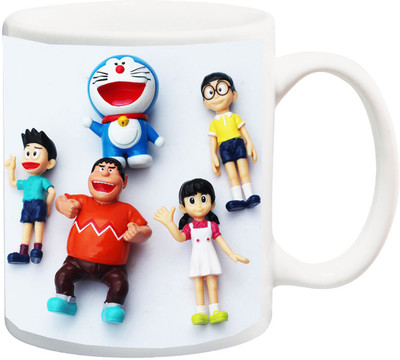 

Stylotrendz Doraemon and Friends Perfect gift for children Ceramic Mug(325 ml), White