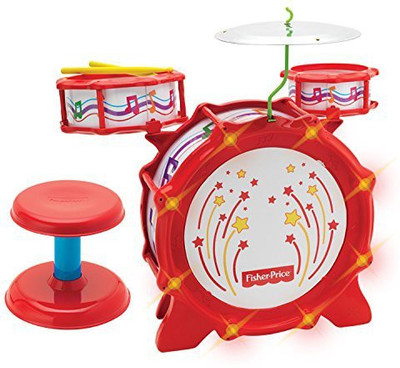 

Kids Station Big Bang Drumset with Lights Music Set(Red)