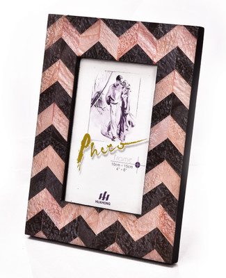 

CRAFTED IDEAS Wood Photo Frame(Black, 1 Photos)