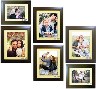 

Allure Acrylic Photo Frame(Brown, 6 Photos)