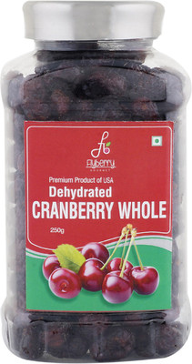 

Flyberry Gourmet Dehydrated Cranberry Whole 250 g Cranberries(250 g, Plastic Bottle)