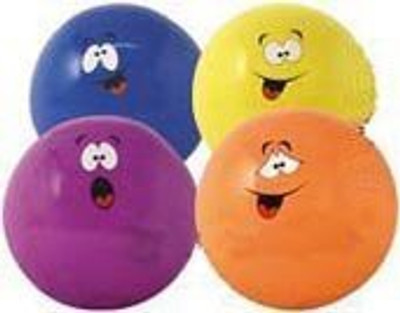 

NINGBO 12 Silly Beach Balls-Funny Faces(Multicolor)