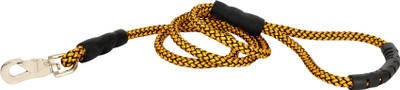 

Leather Craft Puppy Lead Dog Collar & Chain(, Brown