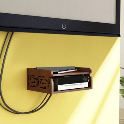 A.S Wood MDF Wall Shelf(Number of Shelves - 1)