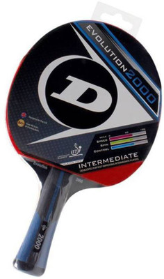 

Dunlop Evolution 2000 Multicolor Table Tennis Racquet(200 g)