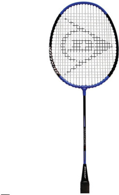 

Dunlop Attacker 7 Black, Blue Strung Badminton Racquet(G1 - 4 Inches, 105 g)