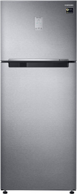 SAMSUNG 465 L Frost Free Double Door 3 Star Refrigerator(EZ Clean Steel, RT47M623ESL/TL)