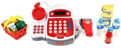 

Toy Registers Multi-Deluxe Cash Register Pretend Play Battery Operated Working Scanning Action