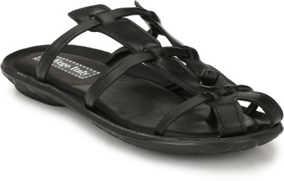 Eego Italy Men Black Sandals