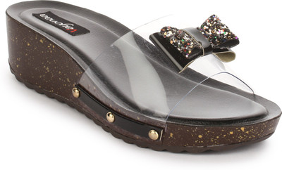 VAYONAA Women 002,Black Wedges