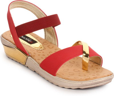 

VAYONAA Women 003,Red Flats
