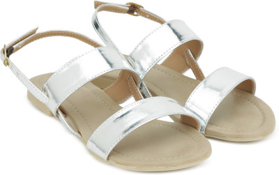 

Gnist Women Silver Flats