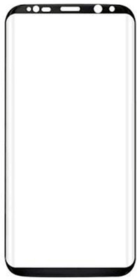 

Chappie Moustache Screen Guard for Samsung Galaxy S8, Black;transparent