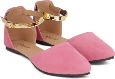 

Gnist Gnist Pink Solid Ballerina For Women(Pink