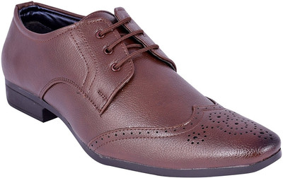 

LeatherKraft Lace Up For Men(Brown
