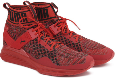 

Puma IGNITE EVOKNIT Running Shoes For Men(Red, High risk red-puma black-high risk red
