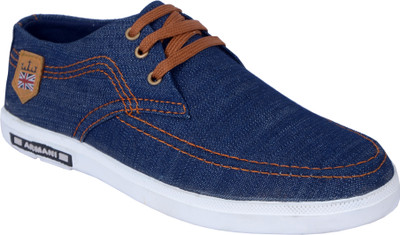 

Shoebook Canvas Shoes For Men(Blue