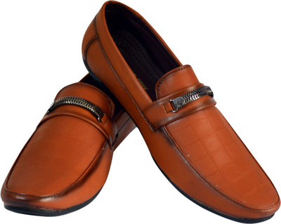 

Fashion Tree Smart Casual Slip on Men Shoes (Tan) Casuals For Men(Tan