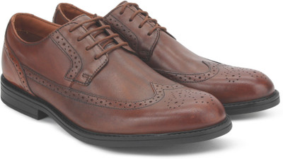 

Clarks BECKFIELDLIMIT TAN LEATHER Lace Up For Men(Tan