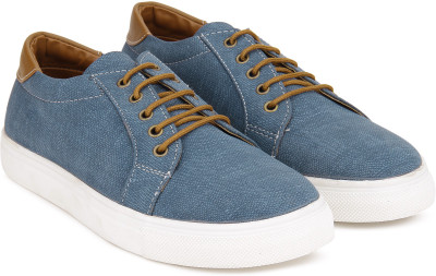

Chemistry Long Quarter Lace Up Sneakers For Women(Blue, Brown