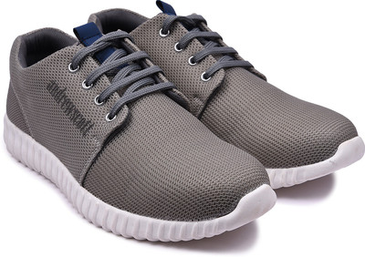 

Andrew Scott Men's Grey Mesh Running Shoes For Men(Grey