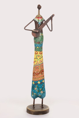 

VedasExports Mira Bai Gitar Decorative Showpiece - 47.5 cm(Iron, Multicolor)