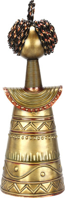 

VedasExports Niko MAle Doll Decorative Showpiece - 70 cm(Iron, Gold)