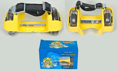 

HAWK FR-04 FLASHING ROLLER In-line Skates - Size 12-16 UK(Yellow, Black)