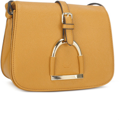 

Allen Solly Women Casual Khaki PU Sling Bag