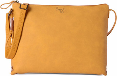 

Baggit Women Casual Yellow PU Sling Bag