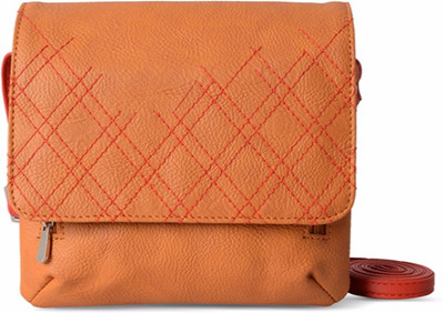 

Baggit Women Casual Orange PU Sling Bag