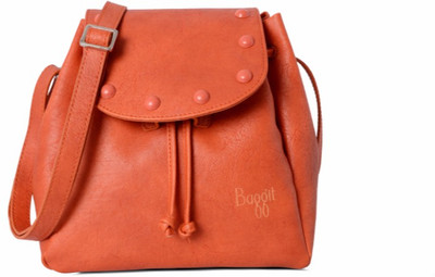 

Baggit Women Casual Orange PU Sling Bag