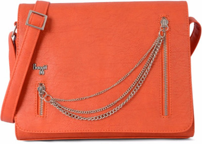 baggit orange sling bag