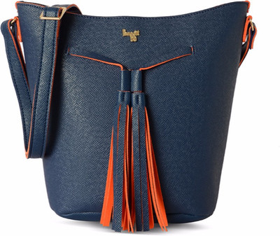 

Baggit Women Casual Blue PU Sling Bag