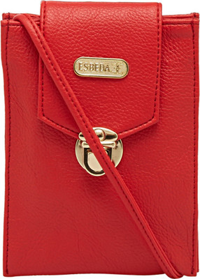 

Esbeda Women Casual Red PU Sling Bag