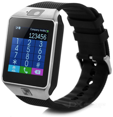 

SYL PLUS Presenting Bluetooth Smartwatch with Sim- Card Support Compatible Silver Smartwatch(Black Strap Free Size)