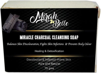

Mirah Belle Naturals Miracle Charcoal Cleansing Soap(75 g)