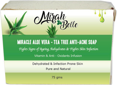 

Mirah Belle Naturals Miracle Aloe Vera – Tea Tree Anti Acne Soap(75 g)
