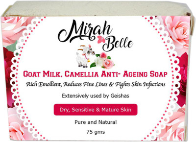 

Mirah Belle Naturals Goat Milk, Camellia Anti – Ageing Soap(75 g)