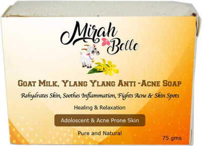 

Mirah Belle Naturals Goat Milk, Ylang Ylang Anti-Acne Soap(75 g)