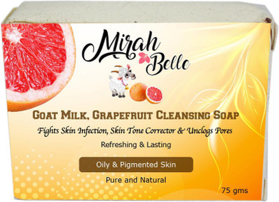 

Mirah Belle Naturals Goat Milk, Grapefruit Cleansing Soap(75 g)