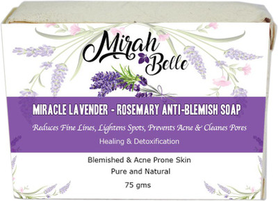 

Mirah Belle Naturals Miracle Lavender Rosemary Anti - Blemish Soap(75 g)