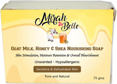 

Mirah Belle Naturals Goat Milk, Honey & Shea Soap(75 g)