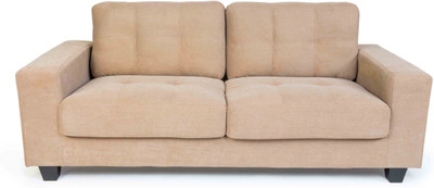 

RoyalOak Berlin Fabric 3 Seater Sofa(Finish Color - Brown)
