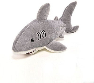 

Buytra Soft Plush Shark Toy Stuffed Animals Plush Pillow - 7.8 inch(Grey, White)
