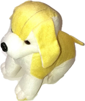 COST TO COST Super soft yellow white dog - 8 inch(Yellow)