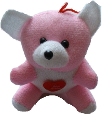 

COST TO COST Pink white super soft junior teddy - 8 inch(Pink)