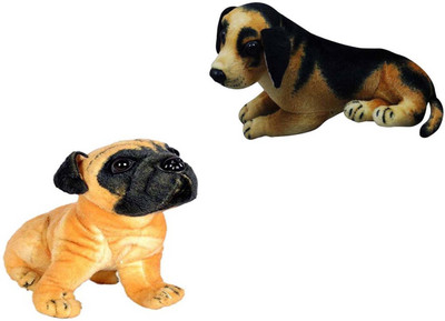 

ATTRACTIVE CUTE PUG -25 cm & DOG - 30CM - 30 cm(Brown)