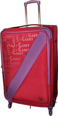 

Icarry Italy  Inch 4 Wheel Trolley Expandable Check-in Luggage -  inch(Maroon